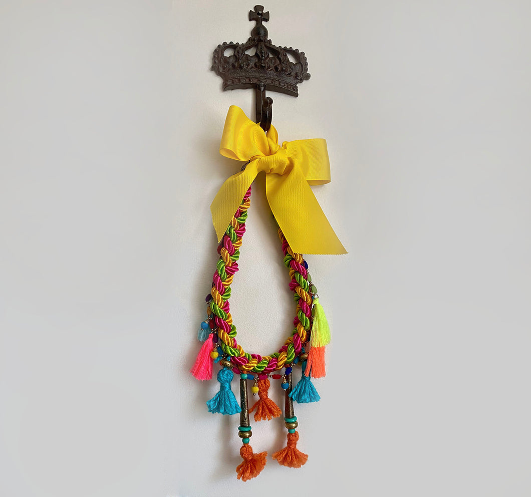Handmade Bohemian Woven Necklace - #1001